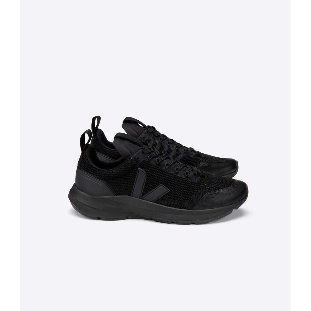 Black Men\'s Veja PERFORMANCE RUNNER V-KNIT RICK OWENS Shoes | AU 259FDN